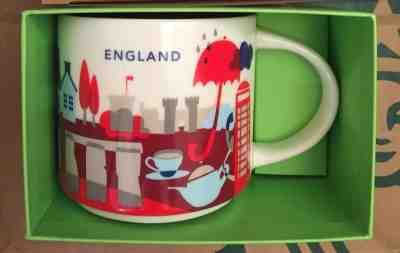 Starbucks England Mug Cup 2018 YAH You Are Here London New in Box Rare - Sold on eBay Apr, 17th 2019 for $45.00