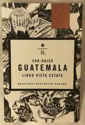 1 Starbucks Reserve Coffee Sun Dried Guatemala Linda Vista Estate" Taster Card - Sold on eBay Apr, 20th 2019 for $8.00
