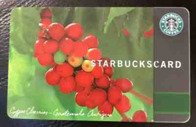 STARBUCKS - GUATEMALA COFFEE CHERRIES - Gift Card Collectible 2005 NO Value RARE - Sold on eBay Apr, 21st 2019 for $3.25