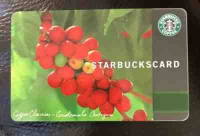 STARBUCKS - GUATEMALA COFFEE CHERRIES - Gift Card Collectible 2005 NO Value RARE - Sold on eBay Apr, 13th 2019 for $3.00