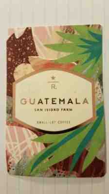 Starbucks 2019 Guatemala San Isidro Farm Taster Card - Sold on eBay Apr, 5th 2019 for $1.95