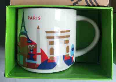 Discount! Starbucks Paris Mug Notre Dame YAH France You Are Here Display Sample - Sold on eBay Apr, 17th 2019 for $34.99