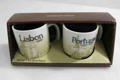 Set of 2 Starbucks Demitasse Espresso Coffee Cups Lisbon & Portugal IOB - Sold on eBay Mar, 15th 2019 for $270.00