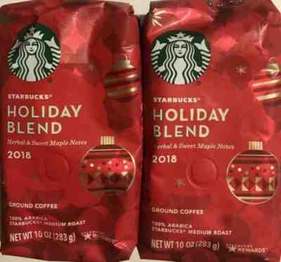 Starbucks 2018 Holiday Blend Ground Coffee 10 oz. (2 Pack) - Sold on eBay Apr, 15th 2019 for $16.99