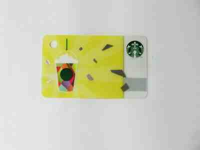 Starbucks Gift Card Japan Frappuccino mini Yellow 2015 Pin Intact sakura - Sold on eBay Apr, 10th 2019 for $3.00