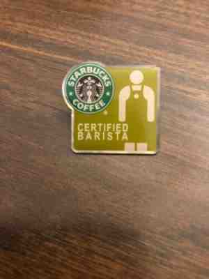 Starbucks Coffee Certified Barista Metal Enamel Pinback Pin EXCLUSIVE - Sold on eBay Apr, 10th 2019 for $5.94