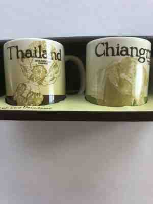 Starbucks Chiangmai & Thailand Global Icon Demitasse Mugs - Sold on eBay Apr, 19th 2019 for $9.40