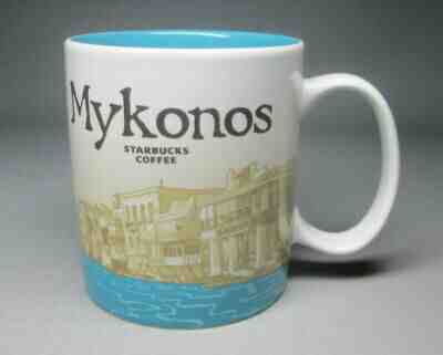 Starbucks Mykonos Greece Global Icon Coffee Mug Collector Series 2015 - Sold on eBay Apr, 17th 2019 for $15.50