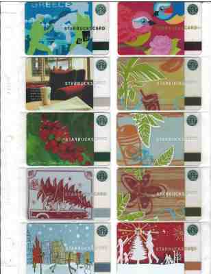 GREECE Starbucks cards Set of 26 vintage.  EXCELLENT CONDITION.  MOST VERY RARE - Sold on eBay Apr, 17th 2019 for $355.00