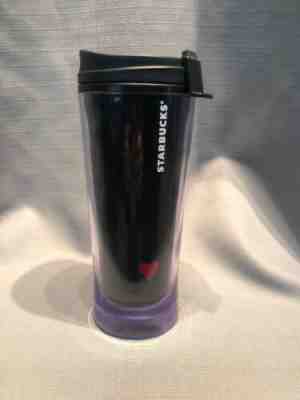 RARE: Starbucks 2009 Valentines Coffee = Heart 24oz Black Tumbler W/ Lid - Sold on eBay Apr, 20th 2019 for $12.00