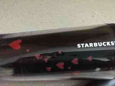 Starbucks 2009 Tumbler Hearts Valentine heat sensitive coffee - Sold on eBay Mar, 14th 2019 for $5.99