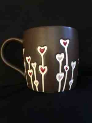 Starbucks 2009 Brown Pink Red Heart Flowers Valentine’s Day Coffee Mug - Sold on eBay Mar, 12th 2019 for $3.99