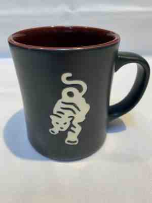 STARBUCKS 2012 Sumatra Tiger Coffee Mug Matte Black Maroon Ceramic Cup 16oz - Sold on eBay Apr, 22nd 2019 for $12.10