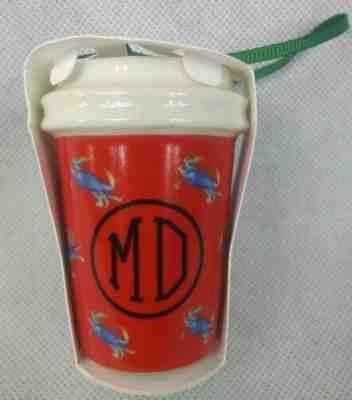 Starbucks Maryland  CRAB Ornament Local Collection Christmas Tree New RARE 2017 - Sold on eBay Apr, 21st 2019 for $27.00