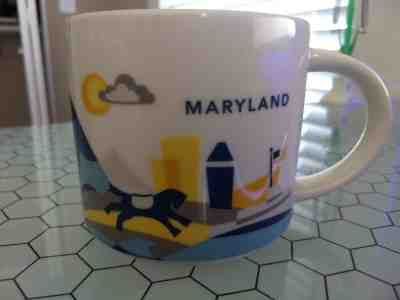 Starbucks You are Here Maryland Porcelain Mug 14 oz 2015 - Sold on eBay Apr, 14th 2019 for $8.00