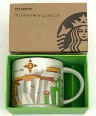 Starbucks Arizona State City Cup Mug "You Are Here" YAH Collection 14 Oz 2014 - Sold on eBay Apr, 22nd 2019 for $29.99