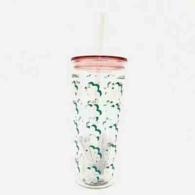 Starbucks Cherry Blossom Sakura Floral DW Glass Cold Cup Tumbler 20oz  EUC - Sold on eBay Apr, 22nd 2019 for $43.00