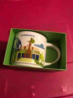 Starbucks Coffee YOU ARE HERE YAH Cambodia 14 Oz Mug Brand new Khmer Collection - Sold on eBay Feb, 28th 2019 for $38.00