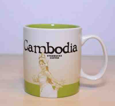 Starbucks Mug 16 oz Cambodia 2016 Coffee Cup Global Icon City Collector, Mint - Sold on eBay Feb, 26th 2019 for $29.99