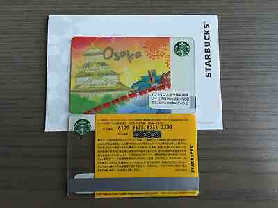 Japan Starbucks Coffee Gift Card with Sleeve~~~Osaka - Sold on eBay Apr, 22nd 2019 for $6.99