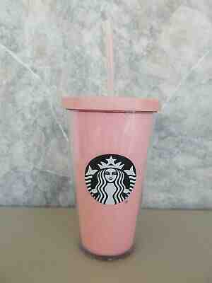 Limited Edition 2017 Starbucks Pink/Rose Glitter Tumbler Cup 16 oz NEW - Sold on eBay Apr, 22nd 2019 for $27.99