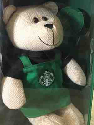 STARBUCKS Bearista Boy Teddy Bear Limited Edition 2016 Christmas NEW - Sold on eBay Apr, 22nd 2019 for $13.99