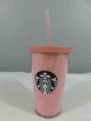 New Starbucks PINK/Rose Gold Glitter 16oz Grande Tumbler Limited Edition Cup - Sold on eBay Apr, 22nd 2019 for $26.00