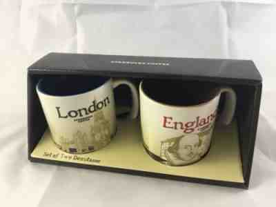 2 Demitasse Starbucks City Mugs 3 oz Mini Icon ENGLAND & LONDON NIB! - Sold on eBay Mar, 24th 2019 for $24.99