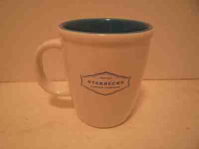 Starbucks Est 1971 White/Blue Inside  Mug 2006 Rare 13 oz - Sold on eBay Apr, 21st 2019 for $9.99