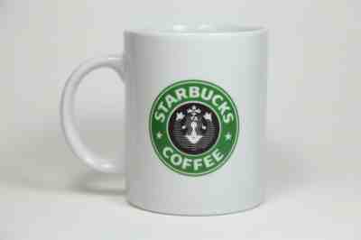 Vintage 1987 Starbucks Coffee Early Logo Mug Split Tail / Uncropped Belly - Sold on eBay Mar, 30th 2019 for $20.00