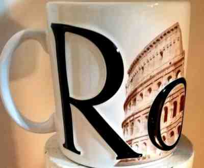 Original Starbucks 1994 Roma Coffee Cup Ceramic City Mug Collector Series - Sold on eBay Apr, 11th 2019 for $26.00