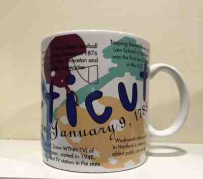Starbucks State Of Bean Connecticut 1997 Large Coffee Cup - Sold on eBay Apr, 21st 2019 for $16.95