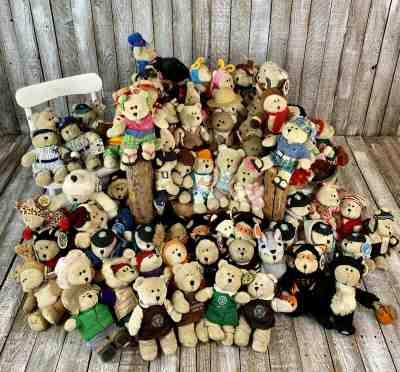 STARBUCKS - Lot Of 72 - Barista Bears Plush - 1998 to Current