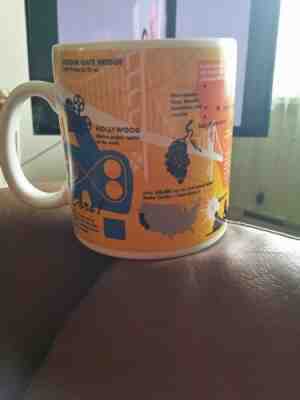 Starbucks 1999 CALIFORNIA Golden State Yellow 20 oz Coffee Mug Cup - Sold on eBay Apr, 21st 2019 for $4.60
