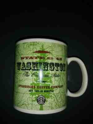 Starbucks Coffee 1999 City Mug Cup Washington State No.42 Evergreen State 20 Oz  - Sold on eBay Apr, 20th 2019 for $5.30