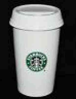 Starbucks Barista 2000 Ceramic To Go Cup Coffee Canister Mermaid Logo  - Sold on eBay Apr, 22nd 2019 for $30.00