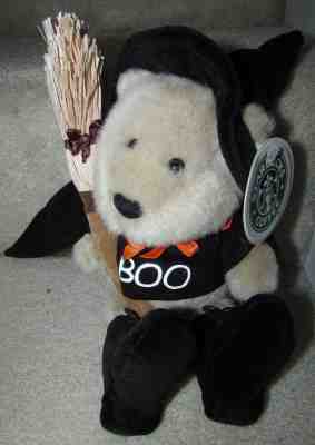 Starbucks Bearista Bear 2000 Halloween Witch Plush Toy 11th Edition NWT With Tag - Sold on eBay Apr, 12th 2019 for $13.99