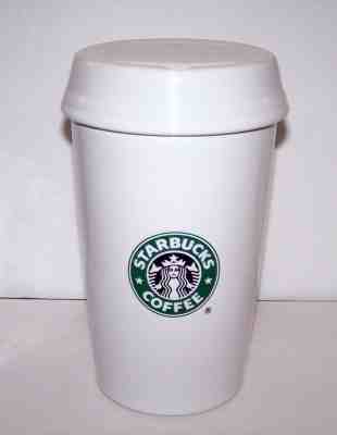 Starbucks Barista, Vintage 2000, Ceramic Coffee Canister, "Storage Container", - Sold on eBay Apr, 7th 2019 for $19.99