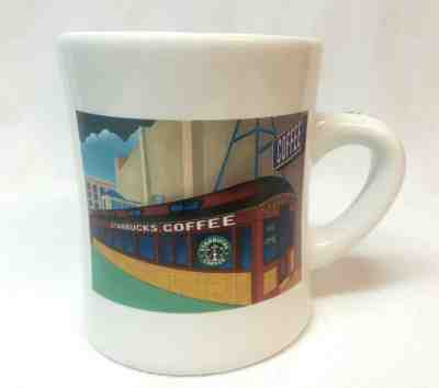 2001 Starbucks Barista DINER Subway Cable Car Heavy Coffee Cup 16 oz Mug - NEW - Sold on eBay Apr, 20th 2019 for $24.99
