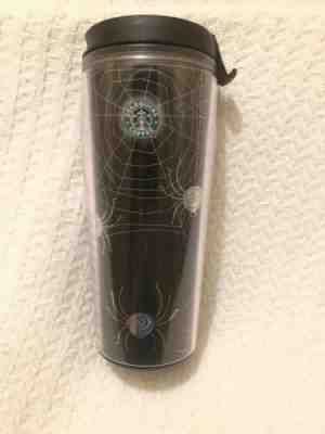 Starbucks Barista Black Spiders Halloween Travel Tumbler Metallic 2002 - Sold on eBay Apr, 21st 2019 for $3.00