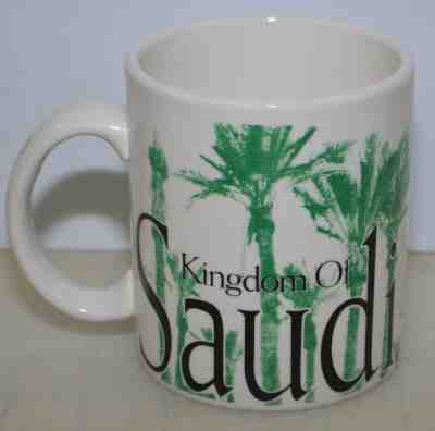 Starbucks Kingdom of Saudi Arabia City Mug 16 ounce Palm Trees 2002 - Sold on eBay Apr, 21st 2019 for $18.00