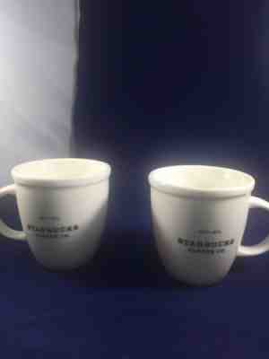 Lot Of 2 Starbucks Barista 2002 Logo 1971 White Mini Espresso Cup Mug - Sold on eBay Apr, 20th 2019 for $21.99