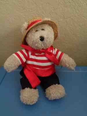 Starbucks Bearista 2003 Gondolier Plush Bear NWT 11"  - Sold on eBay Apr, 21st 2019 for $3.43