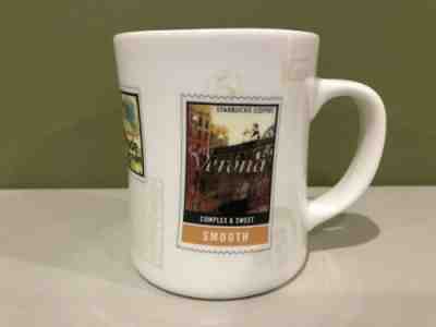 Starbucks Coffee Cup Mug Barista Air Mail Postmark Stamps 16 oz c 2003 Preowned - Sold on eBay Apr, 20th 2019 for $7.95