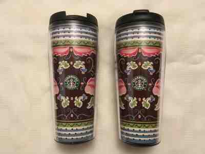 TWO MATCHING Starbucks Reusable Cups  / 2004 / NEW - Sold on eBay Apr, 22nd 2019 for $7.00