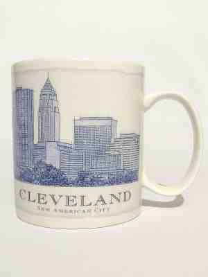 Starbucks Architect Series Collector's Mug White/Blue 18oz 2006 Cleveland - Sold on eBay Apr, 23rd 2019 for $12.00
