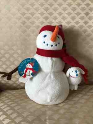 Starbucks Plush Holiday Snowman & Snow Puppy 2006 NEW with tag - Sold on eBay Apr, 23rd 2019 for $10.00