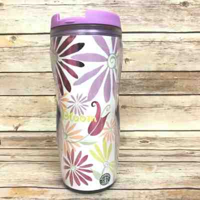 Starbucks 2006 Purple Flower Tumbler Mug Bloom Spring Summer Vintage 70-0042-046 - Sold on eBay Apr, 23rd 2019 for $18.03