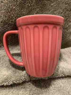 Starbucks Mug Pink Fluted Ribbed 2006 Coffee Tea 16oz Large Cup Latte Grande - Sold on eBay Apr, 22nd 2019 for $5.00