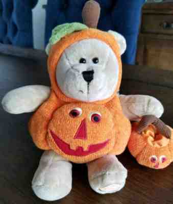 Starbucks Coffee Pumpkin BEARISTA Bear Plush Jack O Lantern 2008 Halloween EUC  - Sold on eBay Apr, 21st 2019 for $15.50